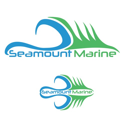 Simple logo for coastal company/marina