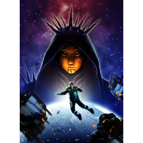 Space Adventure Book Cover - (Science Fiction / Fantasy)