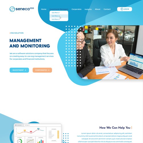 Landing Page Seneca ESG