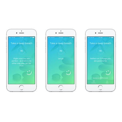 Meditation App Design