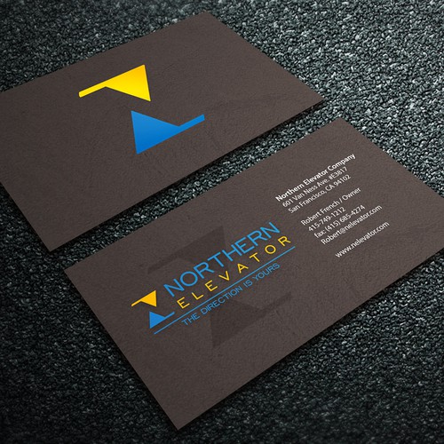 Northern Elevator Business Card Custom Design