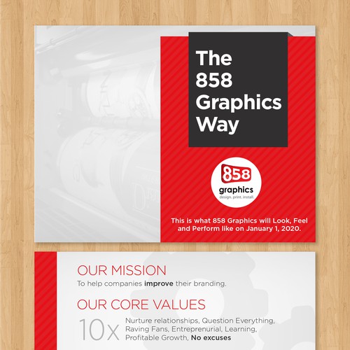 Bold Concept for Print Company