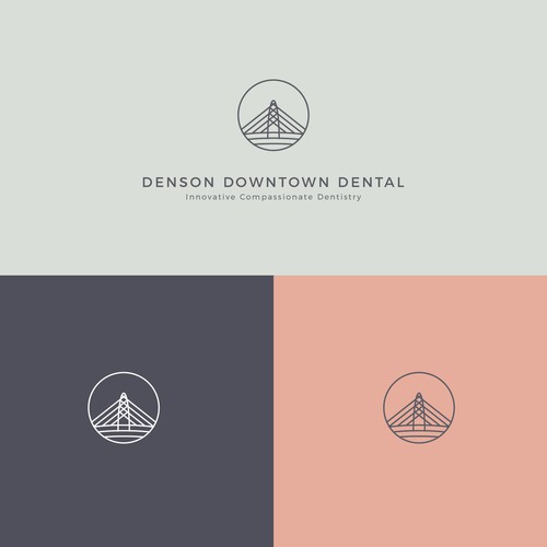 Denson Downtown Dental Logo Design