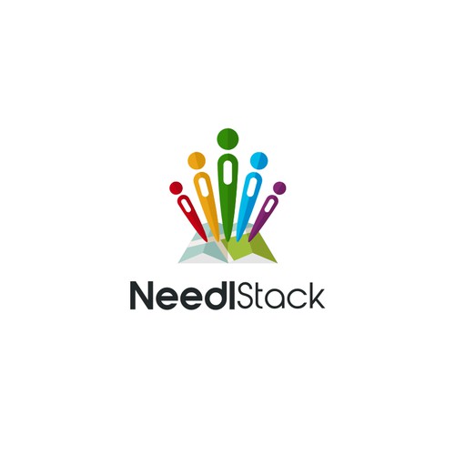 Create a stunning and memorable logo for NeedlStack