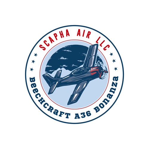 Vintage aviation logo 