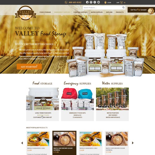 Valley Food Storage