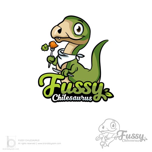 Logo Design for Fussy Chilesaurus