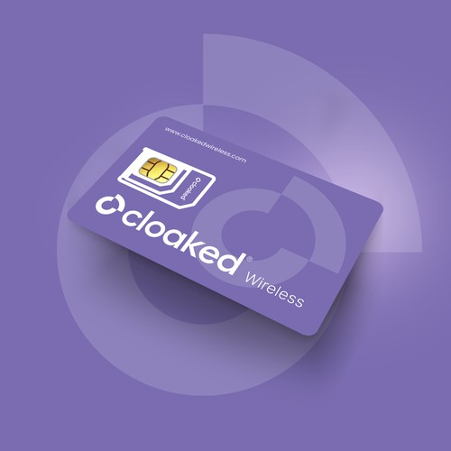 SIM card design for Cloaked Wireless 