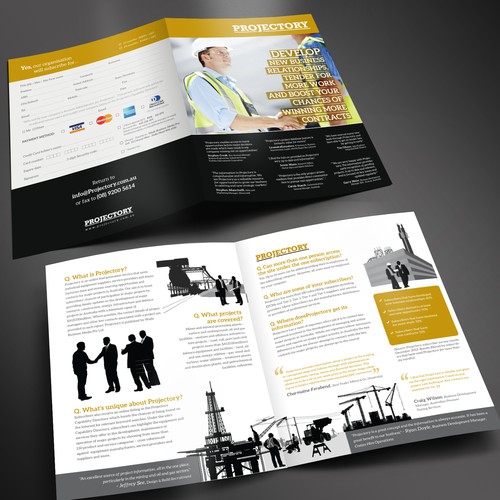 Create a winning brochure design for Projectory