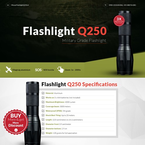 Flashlight Q250