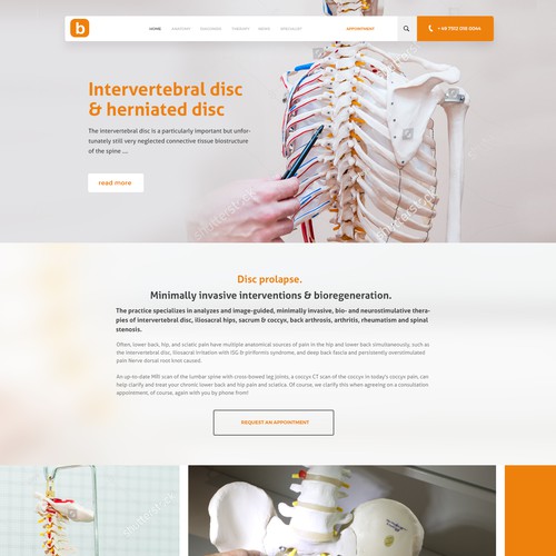Redesign bandscheibe.de