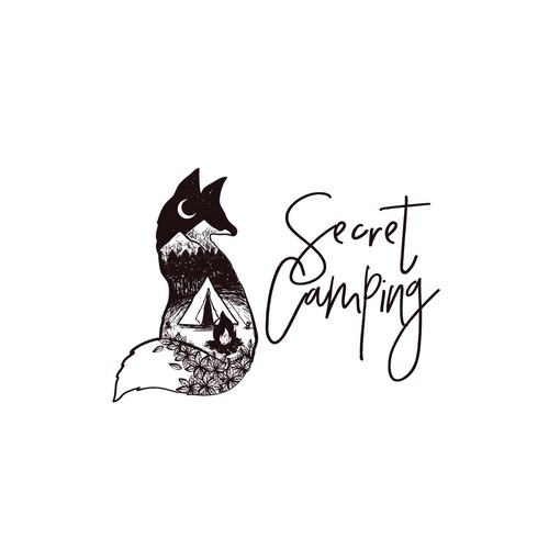 Logo for Secret Camping