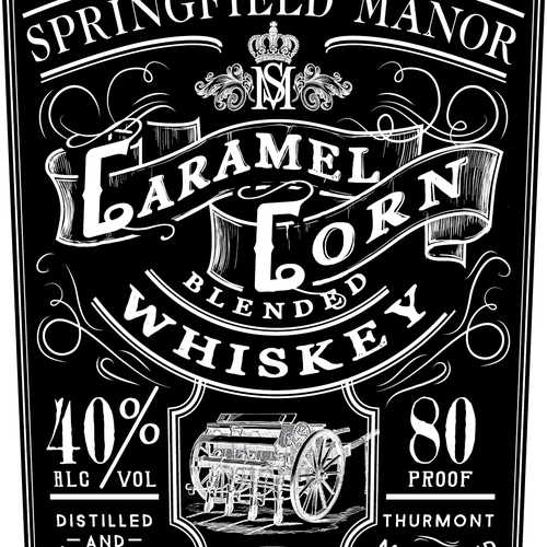 Whiskey label