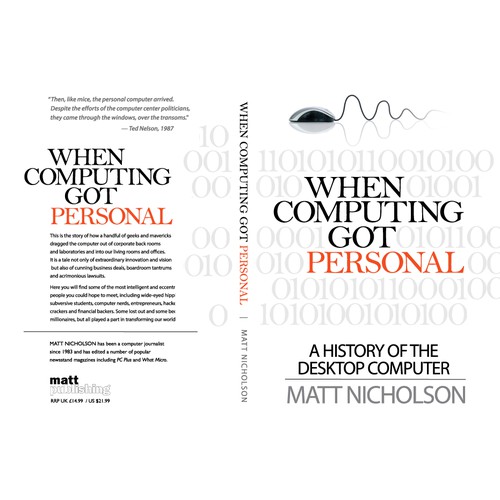 Create a great cover for my book 'When Computing Got Personal'