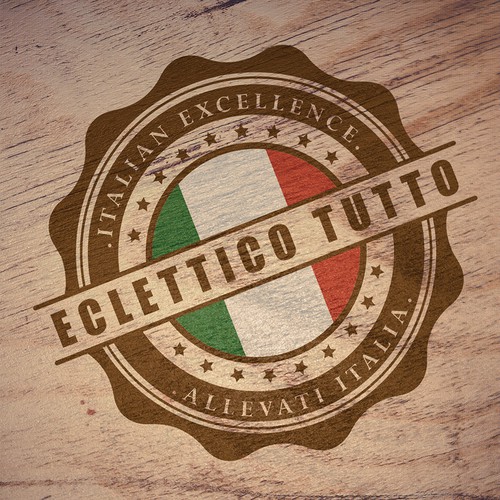 italian food logo concept