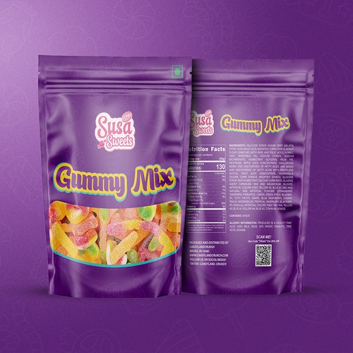 Gummy Mix Pouch Design