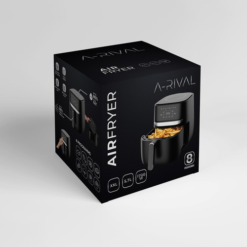 Airfryer box packaging