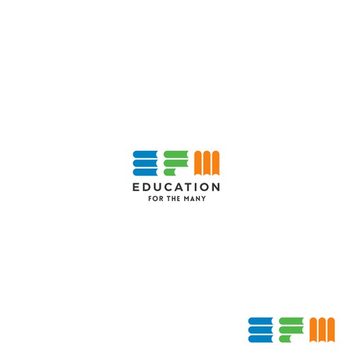 Education For The Many - Logo Concept