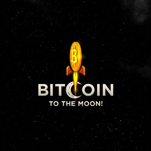 Logo Concept for Bitcoin To The Moon!