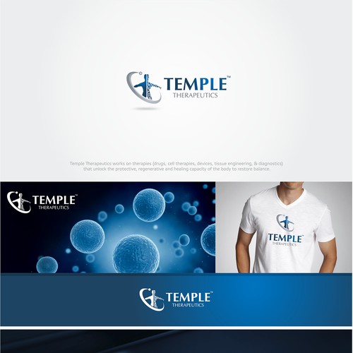 Create a logo for an European biotech which is ready to set a new standard of healing