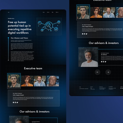 Website design
