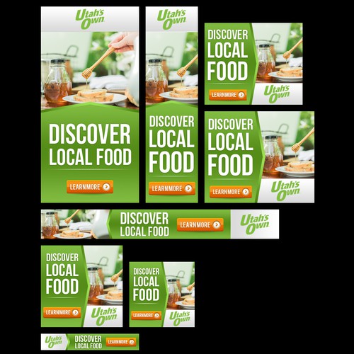  Design some digital ads for the Utah's Own local food movement!