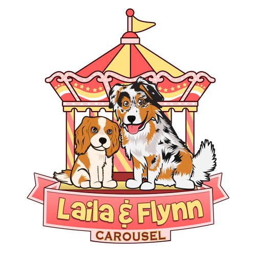 Create the next logo for Laila & Flynn Carousel