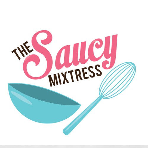Create a presence for a hip new food blogger whose alter ego is the saucy mixtress.