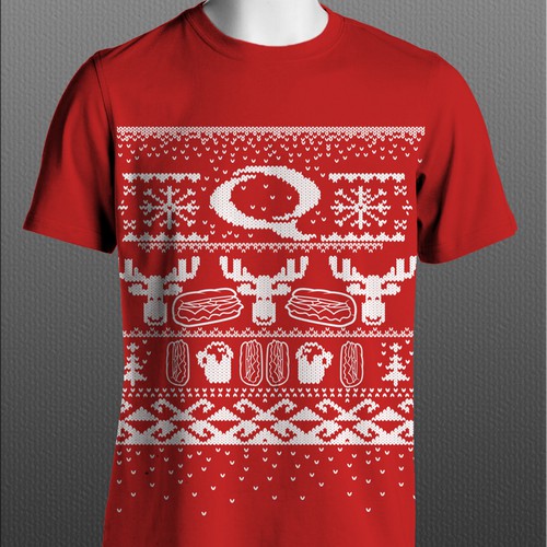 Quiznos Christmas Sweater