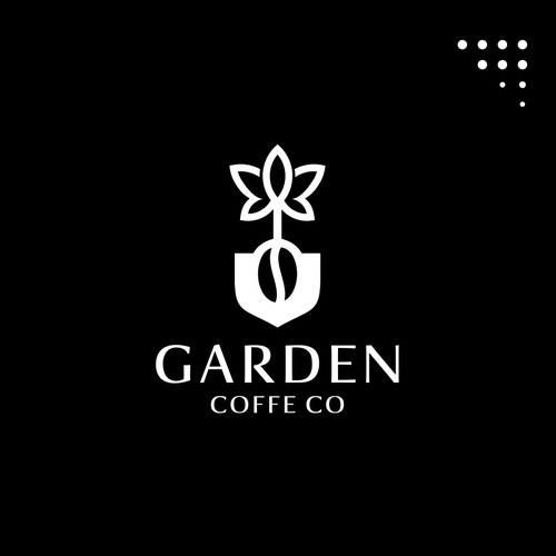 Design a logo for a coffee + plant shop