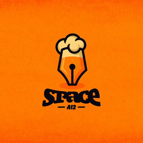 Creative logo for Space A12.