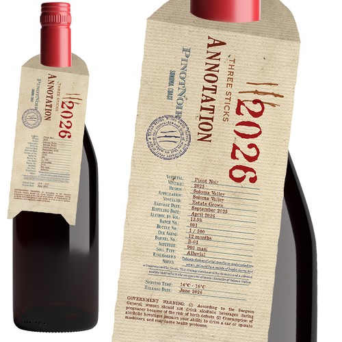 wine label