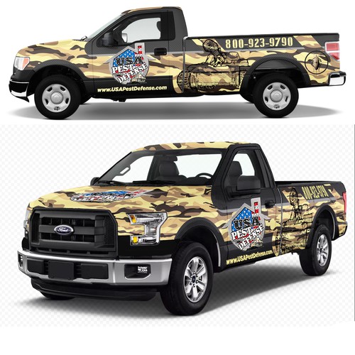 Wrap for USA Pest Defense F-150 2017