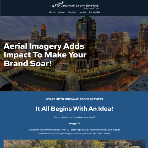 Cincinnati Drone Services Redesign
