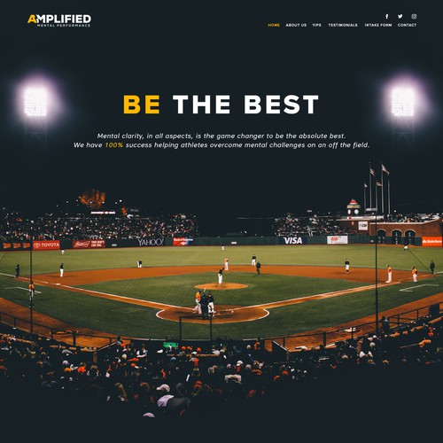 Amplified Landing Page