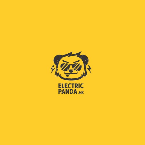 Cool Panda Logo for Online EDM clothes retailer
