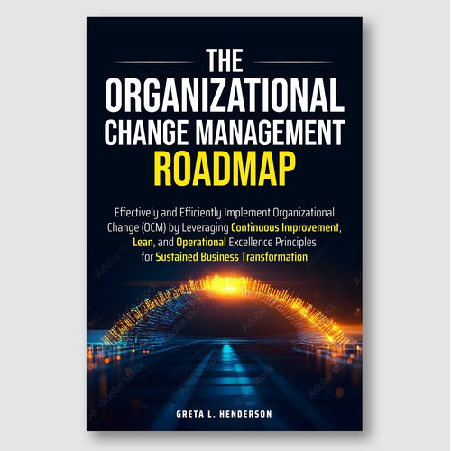 Business Transformation Cover – Futuristic Pathway & Strategic Glow