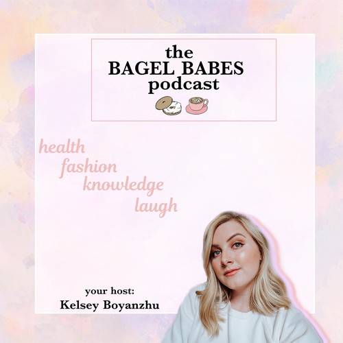 Poster design for The Bagel Babes Podcast
