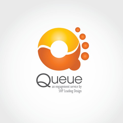 logo for Queue,  an engagement service by SHP Leading Design