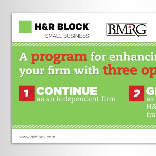 H&R Block BMRG Conference Banner