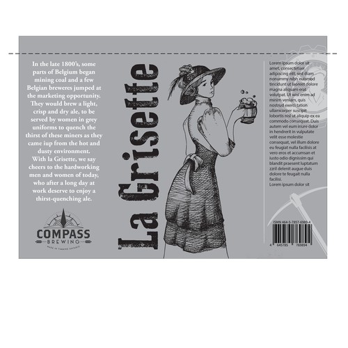 design for beer label