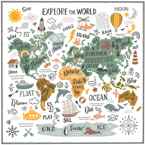 Illustration of the World