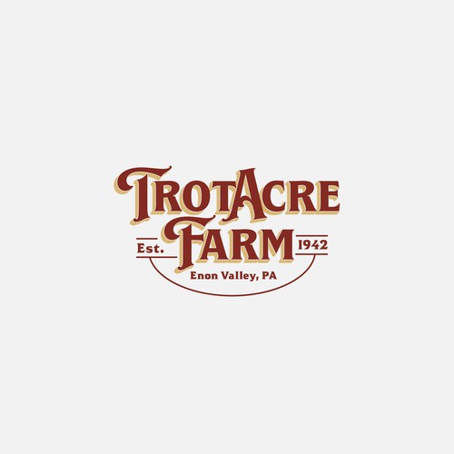 TrotAcre Farm • Logotype