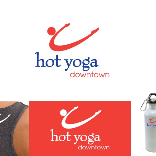 logo for hot yoga downtown