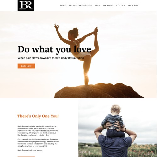 Body Restauration Website Design