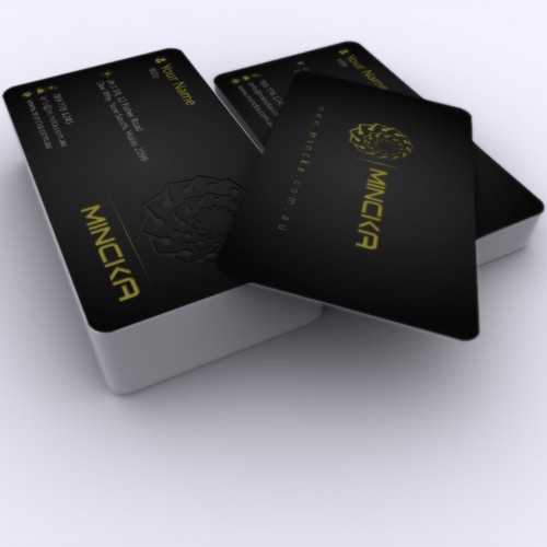 Easy Job! Mincka needs a business card design and it already has a logo!