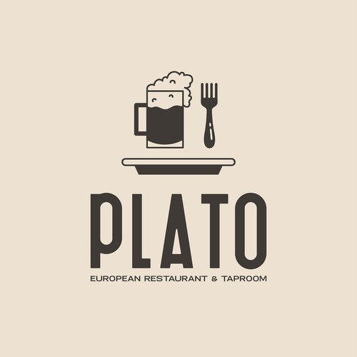 Craft beer bar and modern european restaurant requires a relatable, memorable and striking logo