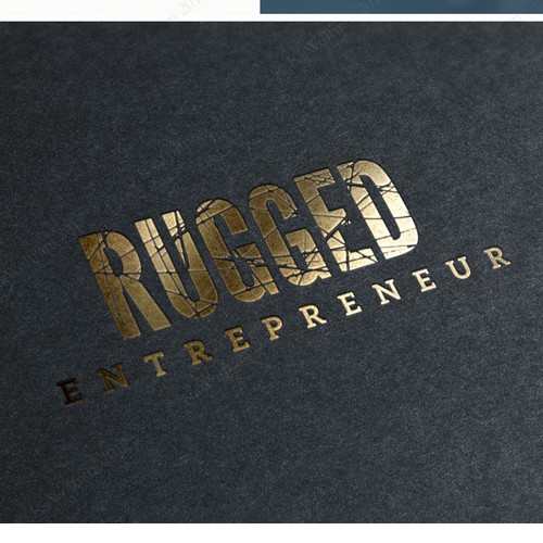 logo adressing rugged businessmen and women