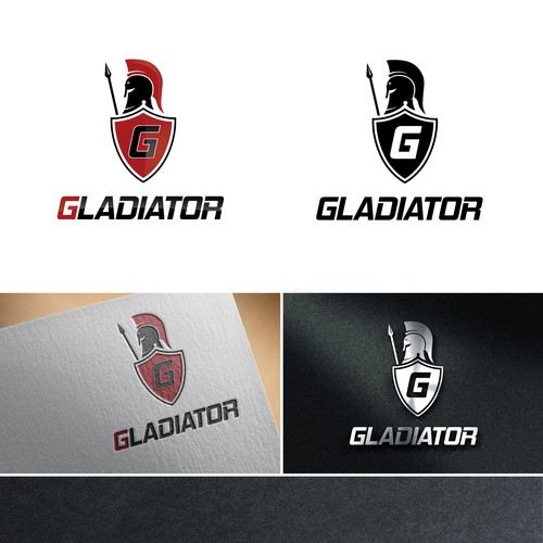 Design a badass logo incorporating a Gladiator