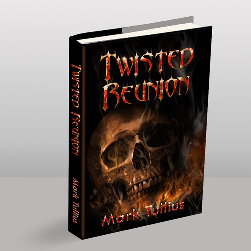 Create a killer book cover for horror author.